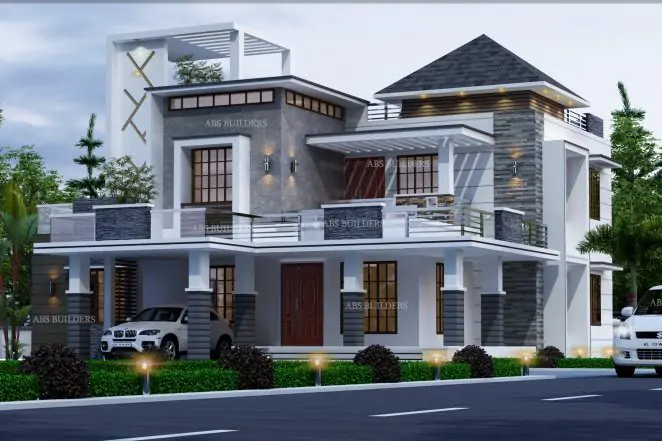 ABS Builders and Designers Client : Client : Mr. BINU & Mrs. Raji Location : Mavelikara